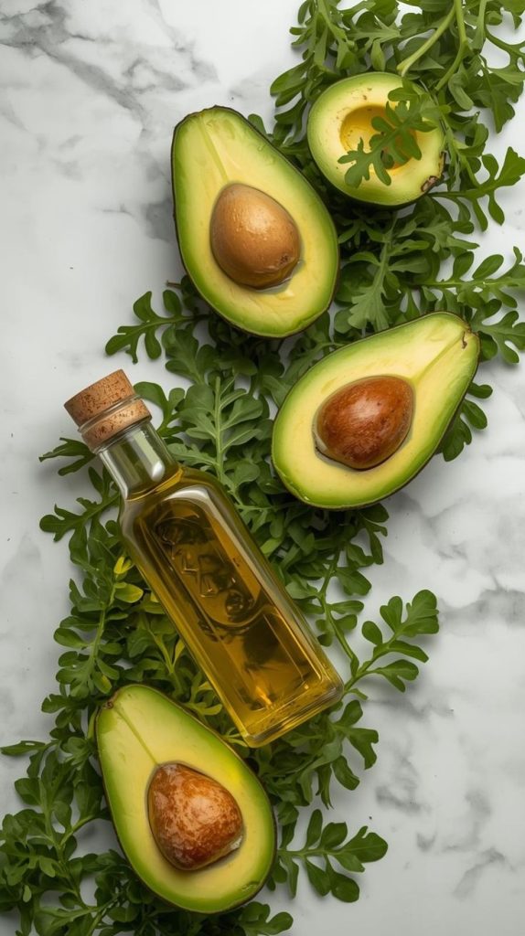 Aguacate: grasas saludables y vitamina E para la hidratación y elasticidad de la piel